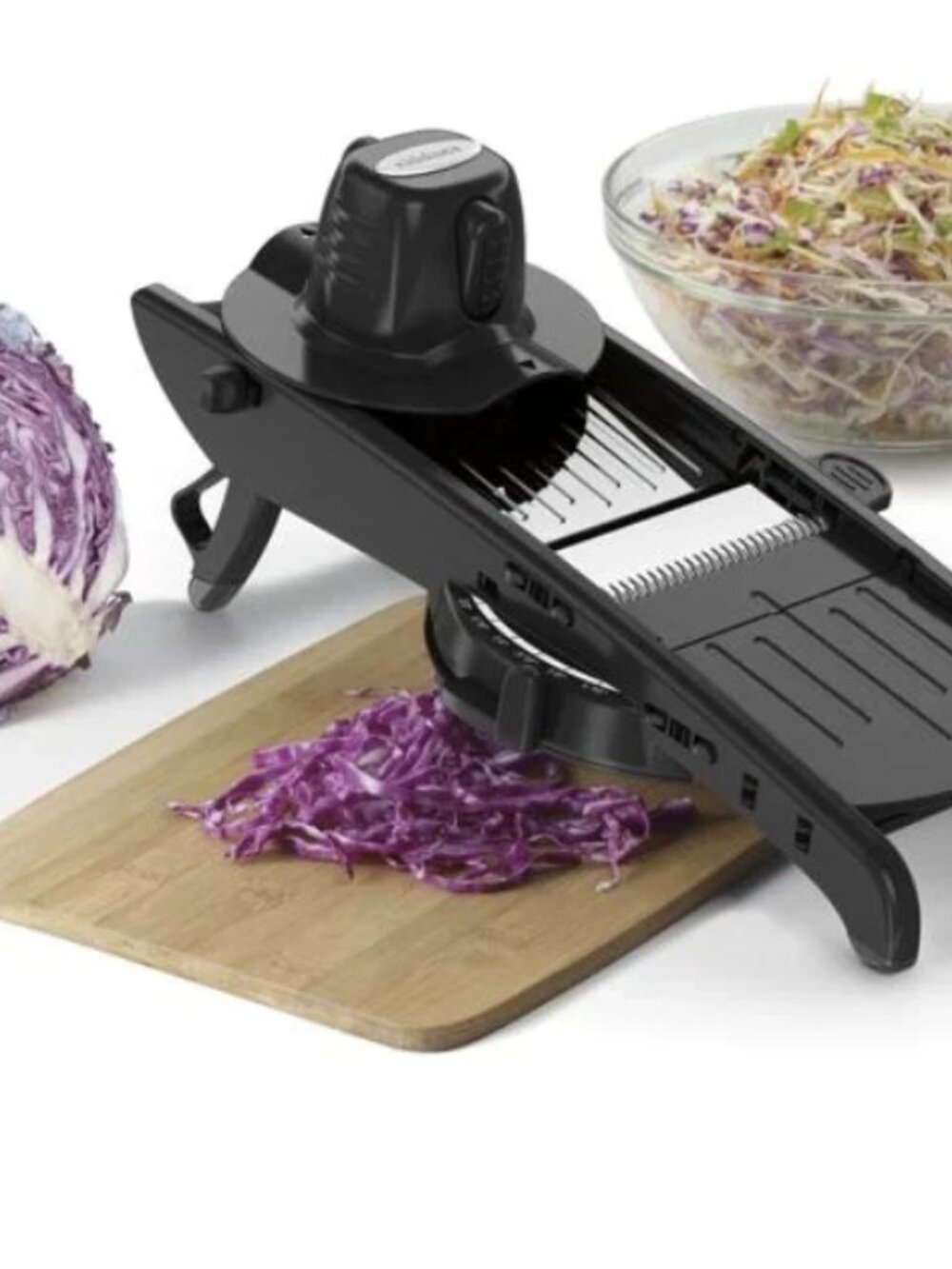 Cuisinart CTG-00-MAN01 Mandoline Slicer Stainless Steel 4 Cutting Options, Black